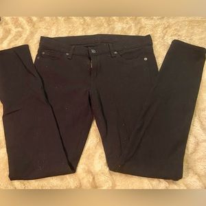7 For All Mankind Black Jeggings